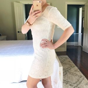 Ivory lace Banana Republic dress size 2